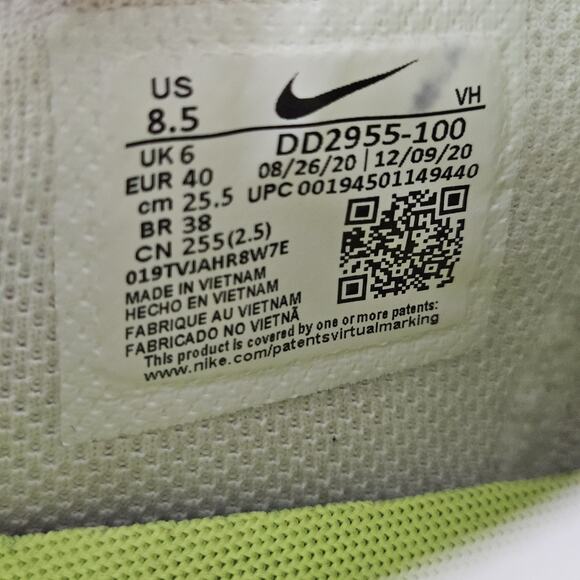 Nike Air Max Excee Women's DD2955-100 Sneakers White/Pink/Green, Size 8.5 - Picture 10 of 11